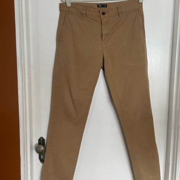 Tex Other - Tex Cotton Stretch Pants (Men’s Eur 40 / IT 46, Brown/Light Caramel)- 32w